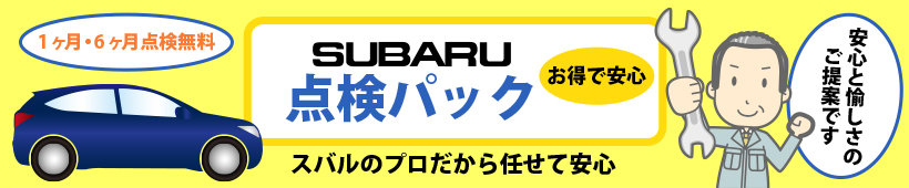 スバル点検パック